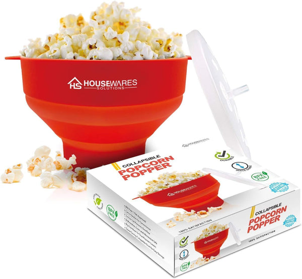 Foldable popcorn bowl